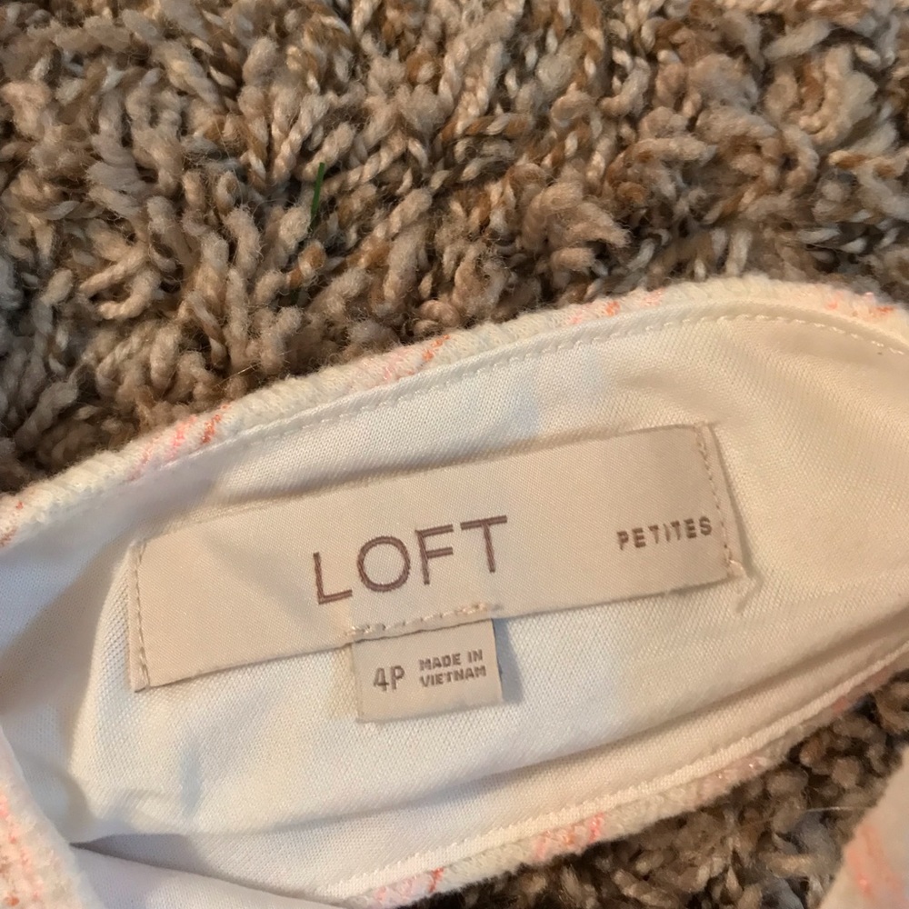 LOFT a-line criss cross back mini dress - Picture 9 of 15